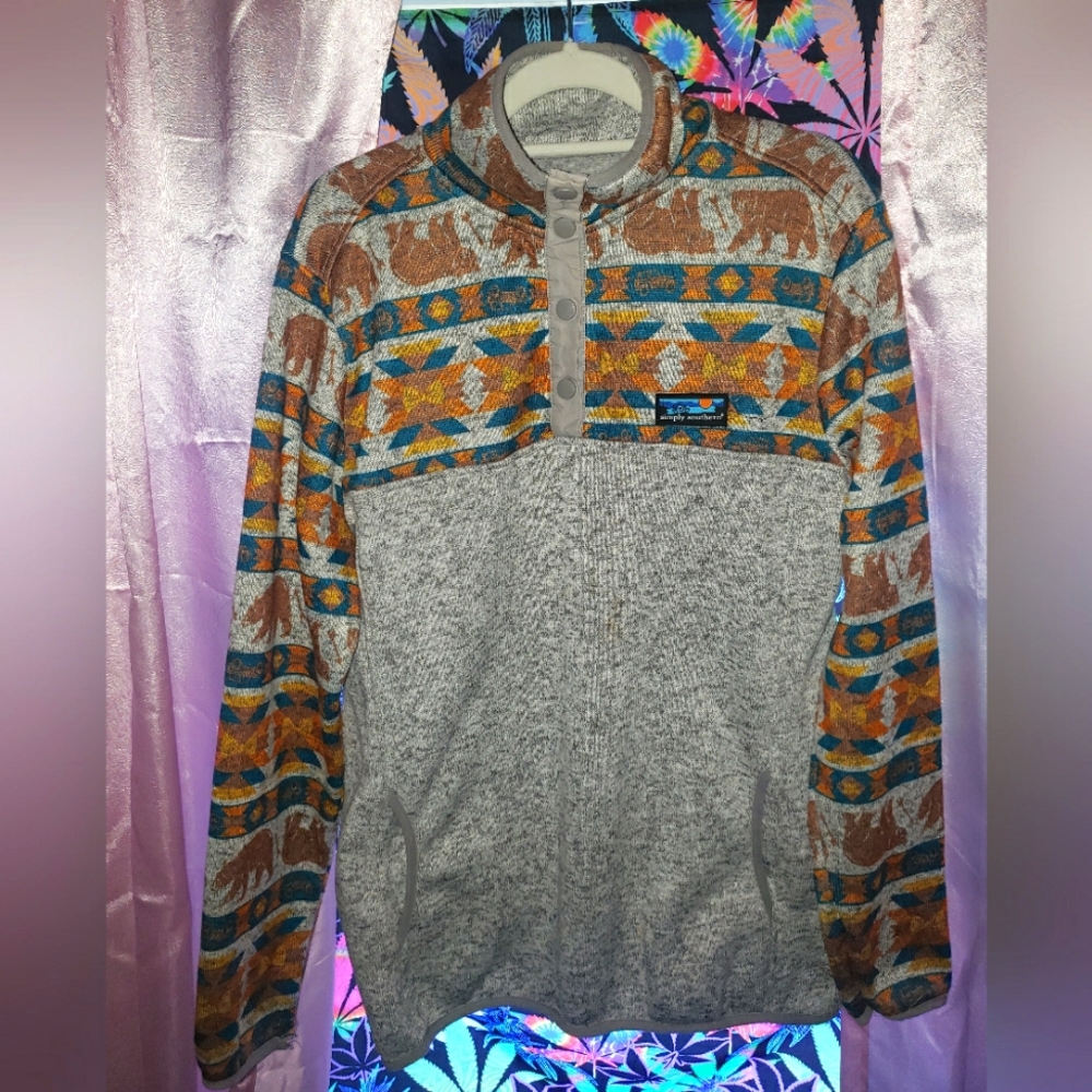 Simply Southern Long-sleeved Pullover Jacket